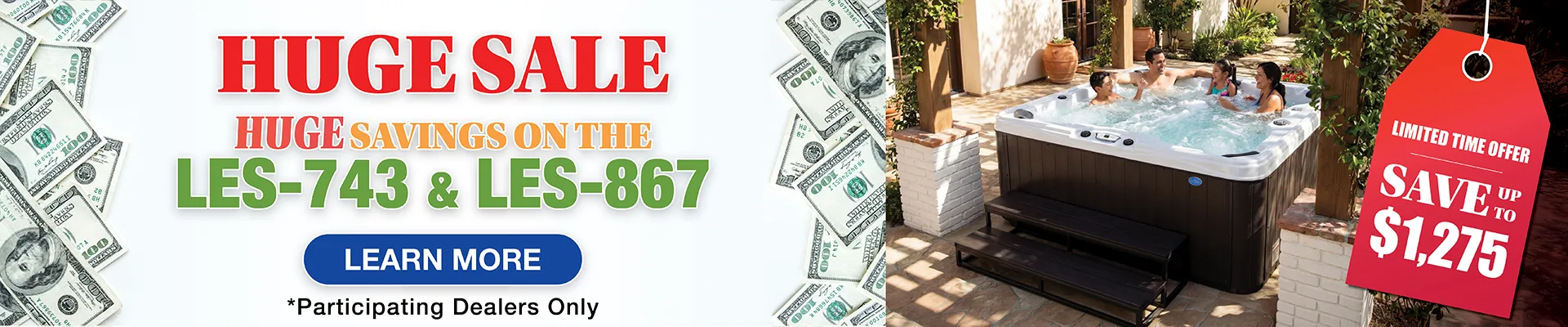 Calspas hot tub being used in a family setting - London